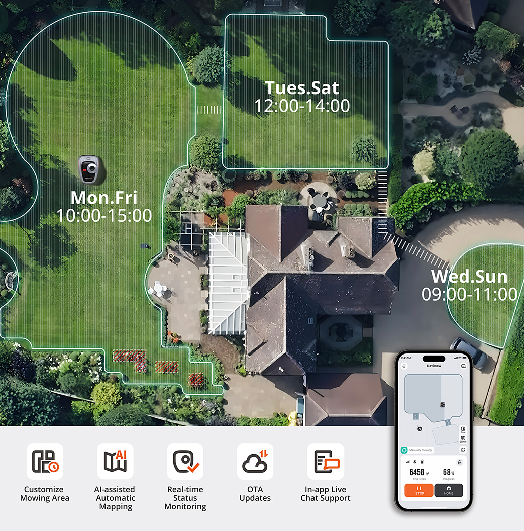 Segway Robotic Lawn Mowers - Multizone - Evolve Mowing - Pembroke, MA